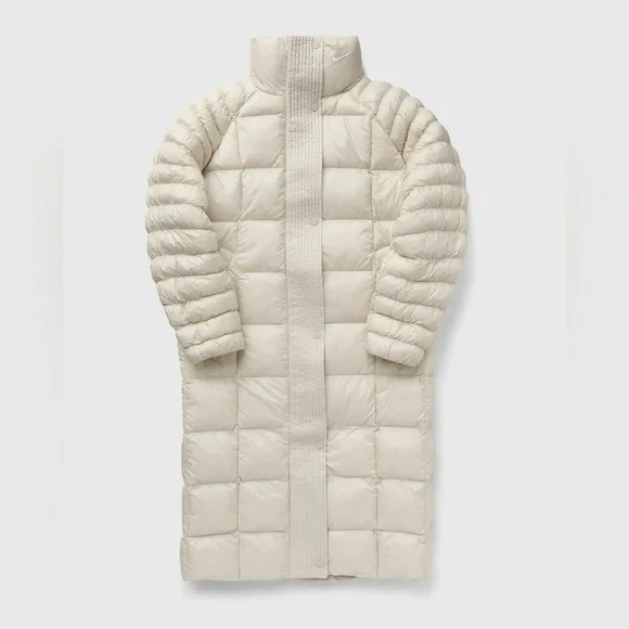 Nike Puffer Primaloft Thermal Oversized Parka - NWT Large Ivory - Picture 2 of 10